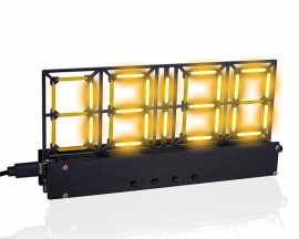 4-Bit Digital Clock Kit with Light Adjustment, Soldering Projects Alarm Clock DIY Electronic Kits Creative Present 4-Bit Digital Clock Kit with Light Adjustment, Soldering Projects Alarm Clock DIY Electronic Kits Creative Present