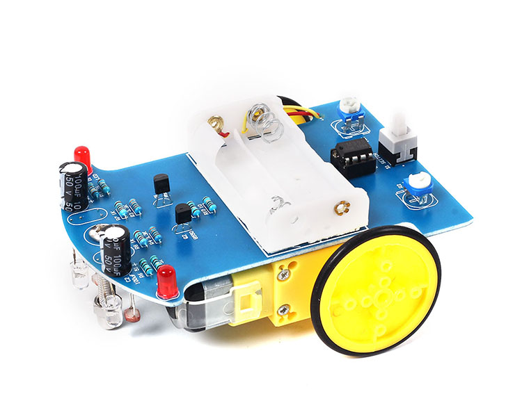 D2-1 DIY Kit Intelligent Tracking Smart Car Parts Electronic Manufacture DIY  Electronic Automobile - RobotShop