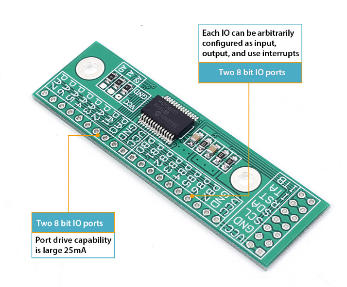 Iic Input Output Expansion Board Mcp E Ss I C Interface Bit