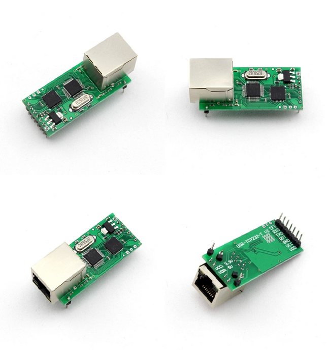 t is used to tcp network packets or udp packets with rs232