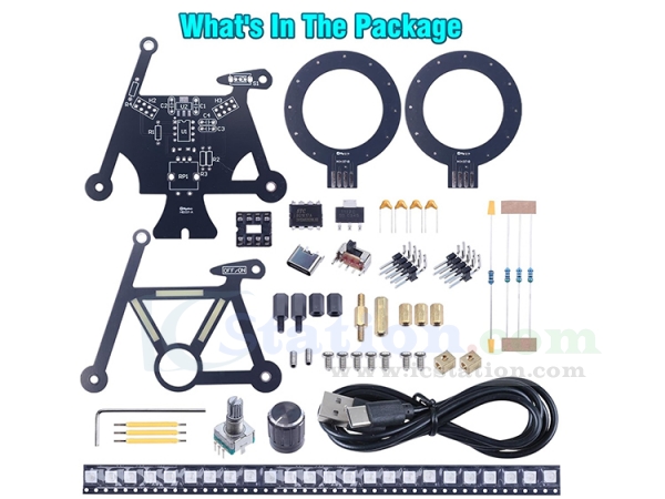 DIY Soldering Project, ICStation Bicycle Soldering Practice Kit With ...