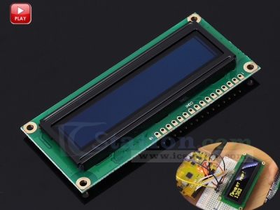 Yellow OLED Display Screen 1602 DC 3.3V-5V 16x2 Display Module for Arduino