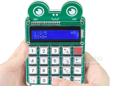 Math Games Soldering Practice Kit, 6-Digit Educational DIY Calculator Kit with Addition Subtraction Multiplication Division Games, Electronic Soldering Projects for School STEM Learning