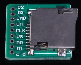 Micro SD Card Interface Pinboard Module 20x20mm For TF Card