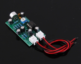 DC 9V-15V Adjustable Audio Monitoring Capacitive Microphone Amplifier Board MIC Auto Gain Control Voice Module