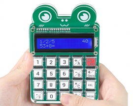 Math Games Soldering Practice Kit, 6-Digit Educational DIY Calculator Kit with Addition Subtraction Multiplication Division Games, Electronic Soldering Projects for School STEM Learning