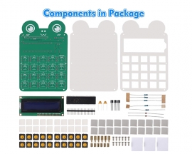 Math Games Soldering Practice Kit, 6-Digit Educational DIY Calculator Kit with Addition Subtraction Multiplication Division Games, Electronic Soldering Projects for School STEM Learning