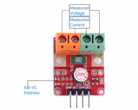 INA226 Voltage Current Monitor 0-36V 20A Tester IIC Power Monitoring Sensor Module