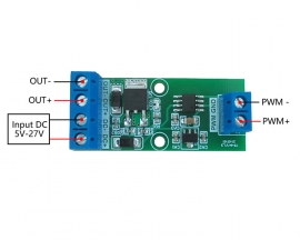 DC 5V 12V 24V PWM Signal Amplifier Module MOS Driver 0-30KHz Adjustable Frequency